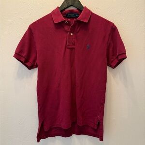 Polo by Ralph Lauren Men's Burgundy Polo Shirt
